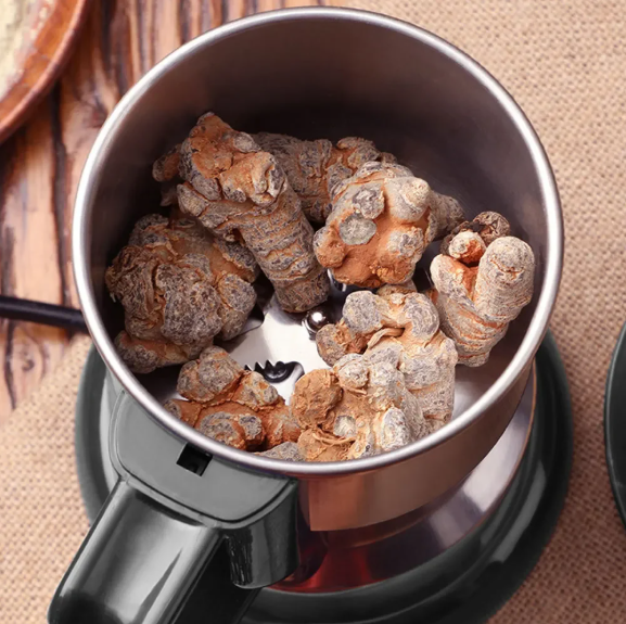 Multifunctional Mini Grinder with Ginger inside
