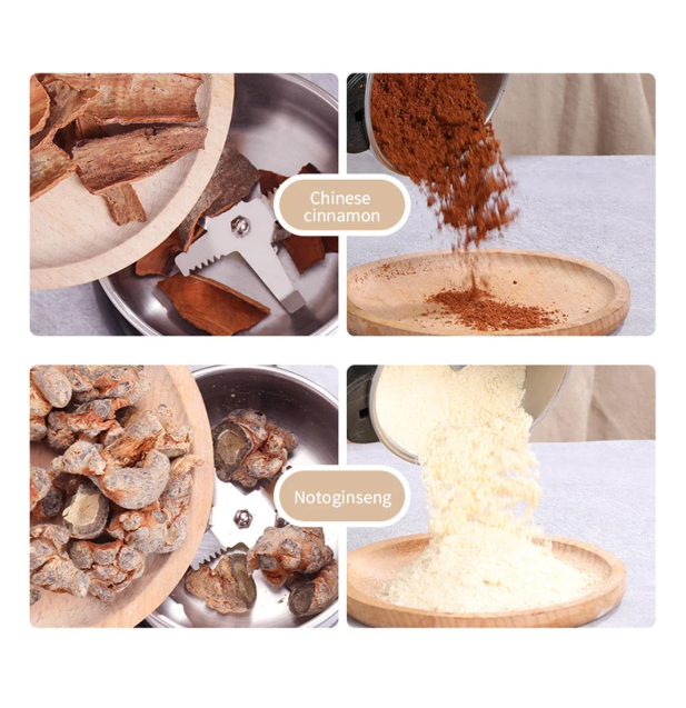 Multifunctional Mini Grinder in use