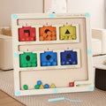 Children's color recognition concentration training addition and subtraction arithmetic maze magnetic pen ball counting board toy