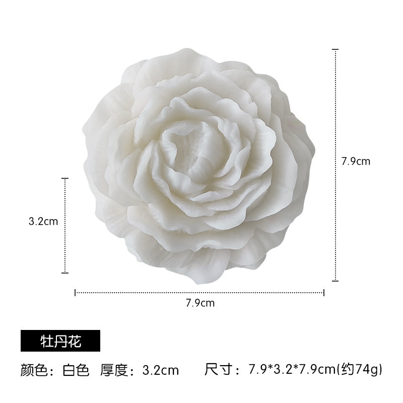 Peony Flower Scented Candle Mother's Day Gift Atmosphere Ornaments Souvenir Flower Scented Candle Wholesale