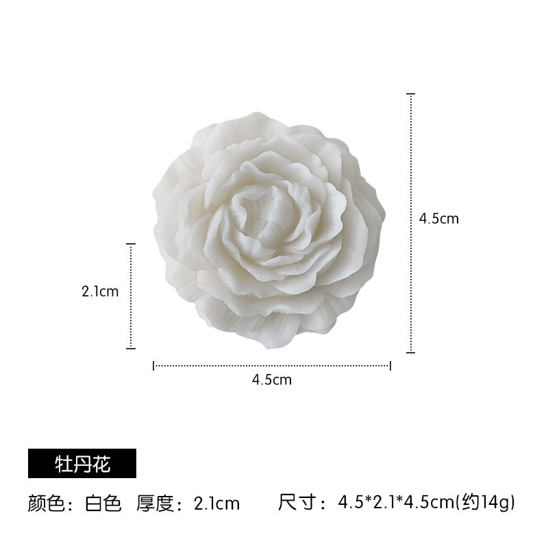 Peony Flower Scented Candle Mother's Day Gift Atmosphere Ornaments Souvenir Flower Scented Candle Wholesale