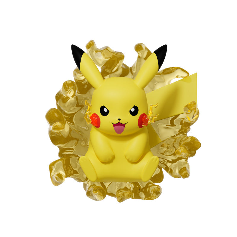 Genuine Pokémon Pokémon 3D Fridge Magnet Blind Box Doll Doll Ornament Toy Birthday Gift
