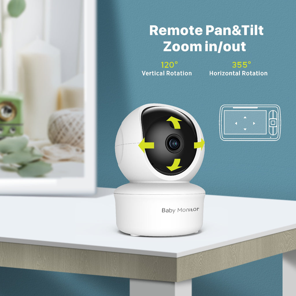 [Factory direct sale] SM6505-inch high-definition baby care device baby monitor monitor baby camera